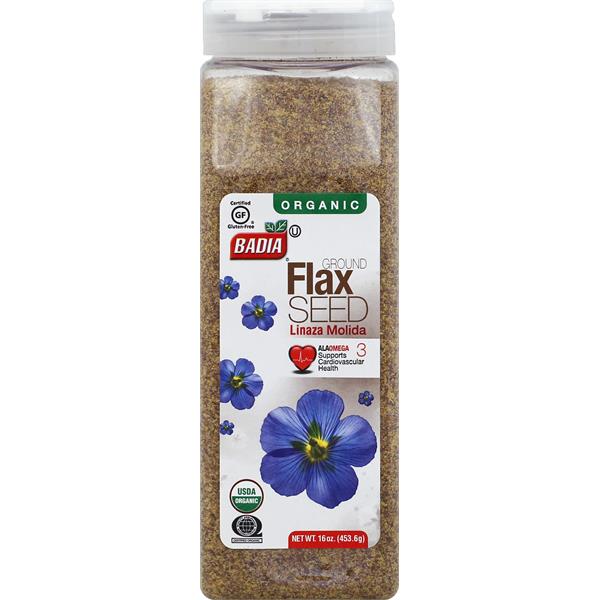 Badia Flax Seed, Organic, Ground Publix Super Markets