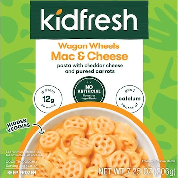 Kidfresh Wagon Wheels Mac & Cheese