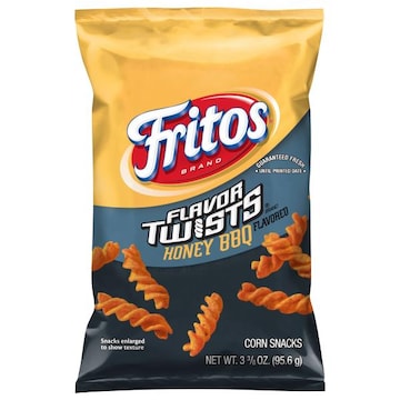 Fritos Twists Corn Snacks, Honey BBQ Flavored