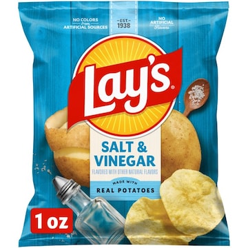 Lay's Lay's Potato Chips Salt & Vinegar 1 Oz