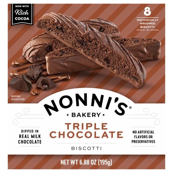 トップス LGB TK15 CHOCOLATE Nonni's Biscotti, Triple Chocolate | Publix Super Markets
