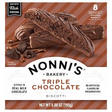 Nonni's Biscotti, Triple Chocolate