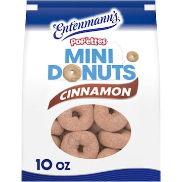 Entenmann's Pop'ettes Cinnamon Mini Donuts, 10 oz