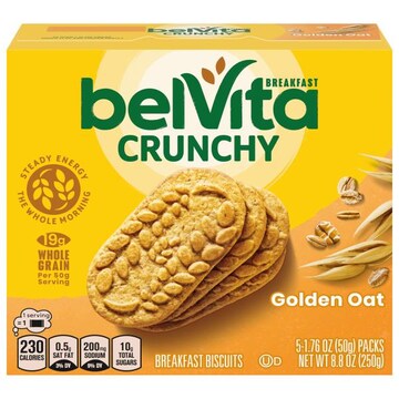 belVita Breakfast Biscuits, Golden Oat, Crunchy