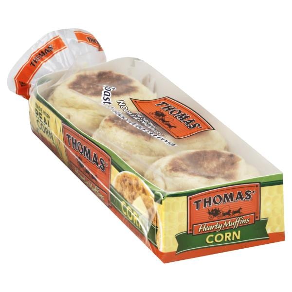 Thomas' English Muffins, Hearty, Corn Publix Super Markets