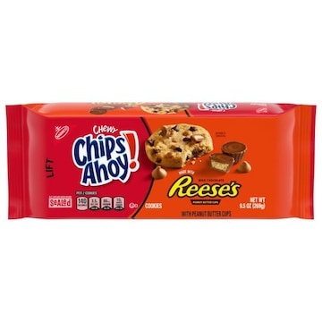 Chips Ahoy! CHIPS AHOY! Chewy Chocolate Chip Cookies with Reese's Peanut Butter Cups, 9.5 oz