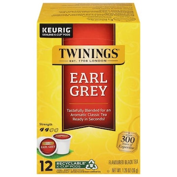 Twinings K-Cup Pods Earl Grey Black Tea