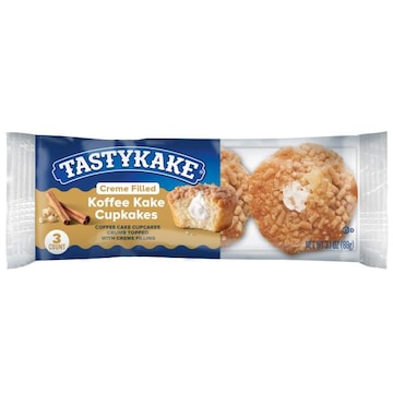 Tastykake Cupkakes, Koffee Kake, Creme Filled