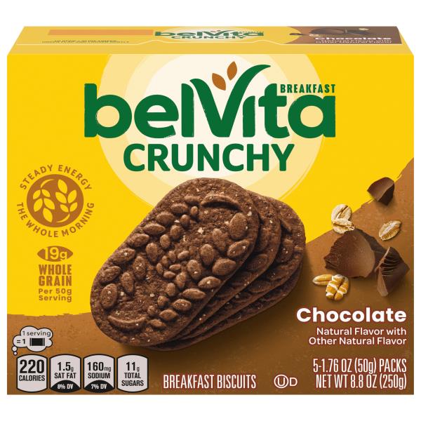 belVita Breakfast Biscuits, Chocolate, Crunchy | Publix Super Markets