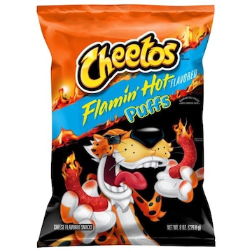 Cheetos Cheese Flavored Snacks, Puffs, Flamin' Hot Flavored