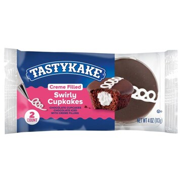 Tastykake Creme Filled Swirly Cupcakes