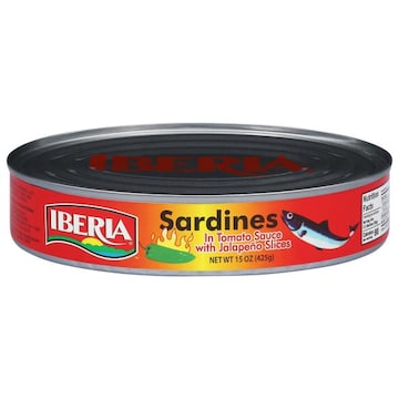 Iberia in Tomato Sauce with Jalapeno Slices Sardines