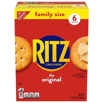 Ritz RITZ Original Crackers, Snacks for Kids and Adults, Lunch Snacks, Family Size, 20.5 oz