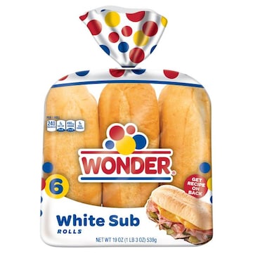 Wonder White Sub Rolls