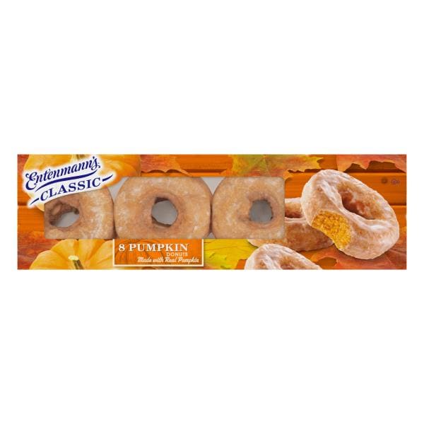 Entenmann's Pumpkin Donuts, 8 count, 16 oz | Publix Super Markets