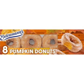 Entenmann's Pumpkin Donuts, 8 count, 16 oz