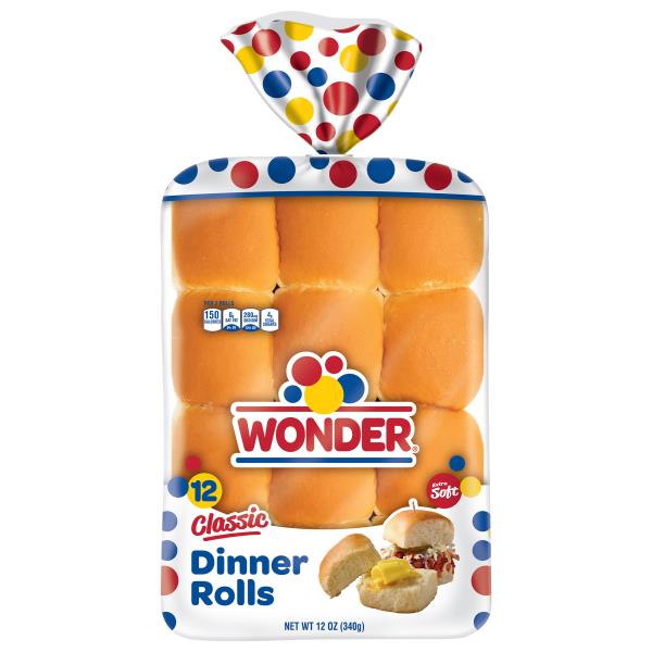 Wonder Dinner Rolls, Classic, Extra Soft Publix Super Markets
