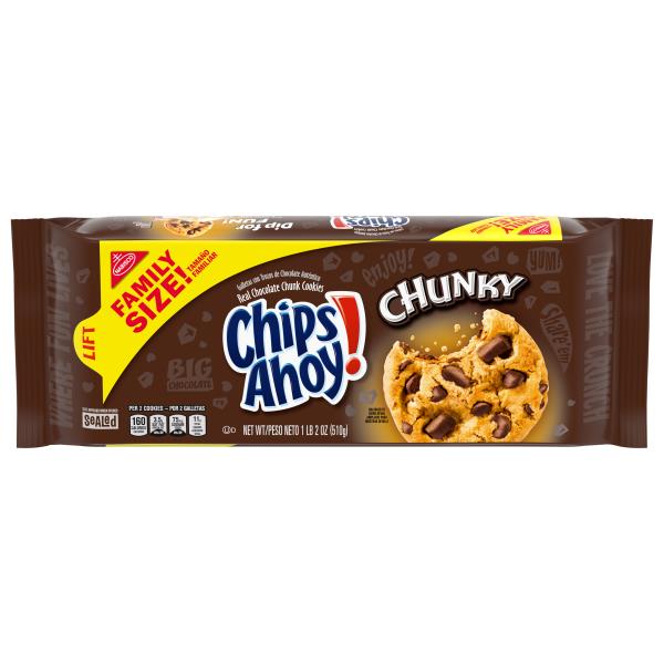 Chips Ahoy! Cookies, Chocolate, Chunky, Family Size | Publix Super