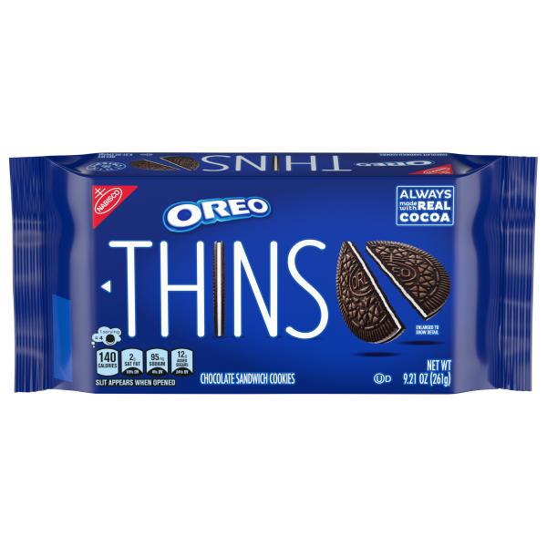 Oreo Thins Chocolate Sandwich Cookies | Publix Super Markets