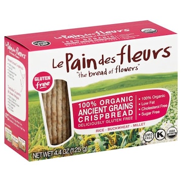 Le Pain Des Fleurs Crispbread, 100% Organic Ancient Grains