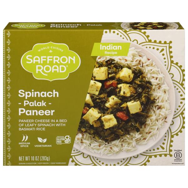 Saffron Road Palak Paneer, Vegetarian, Medium Publix Super Markets