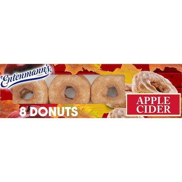 Entenmann's Apple Cider Donuts, 8 count, 16 oz