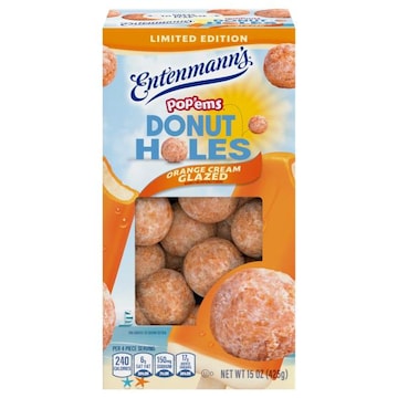 Entenmann's Pop'ems Orange Cream Donut Holes
