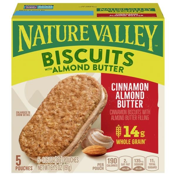 Nature Valley Biscuits, Cinnamon Almond Butter Publix Super Markets