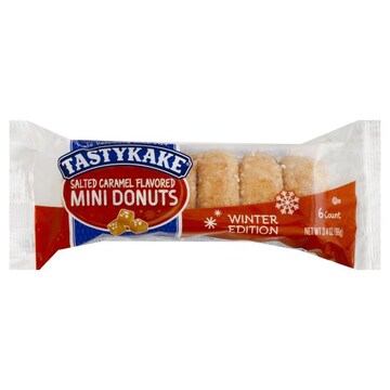 Tastykake Donuts, Mini, Salted Caramel Flavored
