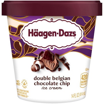 Haagen-Dazs Double Belgian Chocolate Chip Ice Cream