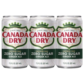 Canada Dry Ginger Ale, Caffeine Free, Zero Sugar