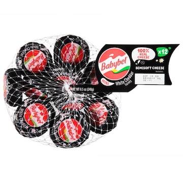Mini Babybel® White Cheddar Cheese, 12 Pack (8.5 oz)