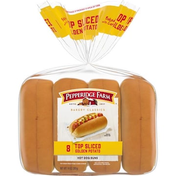 Pepperidge Farm® Bakery Classics Top Sliced Golden Potato Hot Dog Buns