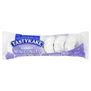 Tastykake Donuts, Mini, Blueberry