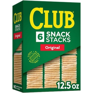 Club Snack Stacks Crackers Original, Lunch Snacks