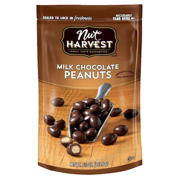 Nut Harvest Nuts, Milk Chocolate Peanuts