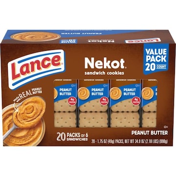 Lance® Nekot Nekot Peanut Butter Sandwich Cookies