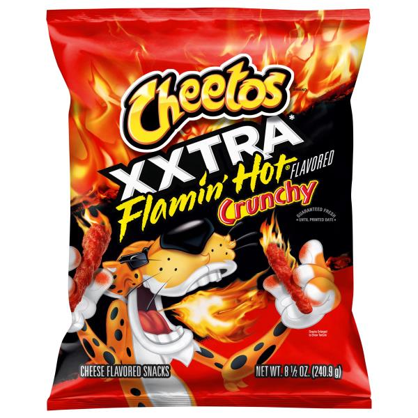 Cheetos Crunchy Xxtra Flamin' Hot Flavored Cheese Flavored Snacks