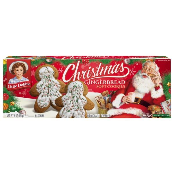 Little Debbie Soft Cookies, Christmas Gingerbread Publix Super Markets