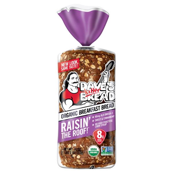Dave's Killer Bread Raisin' the Roof!, Cinnamon Raisin Organic