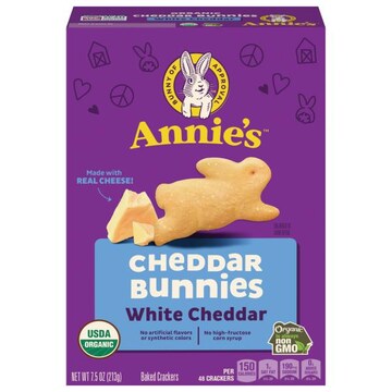 Annie's Cheddar Bunnies White Cheddar Baked Crackers