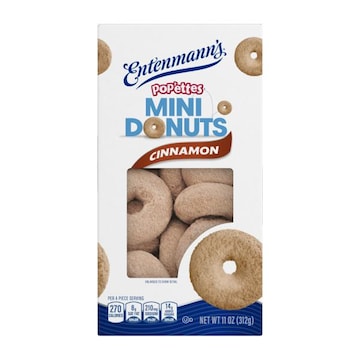 Entenmann's Pop'ettes Cinnamon Mini Donuts, 11 oz