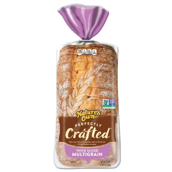 Nature's Own Perfectly Crafted Multigrain, Thick Sliced NonGMO