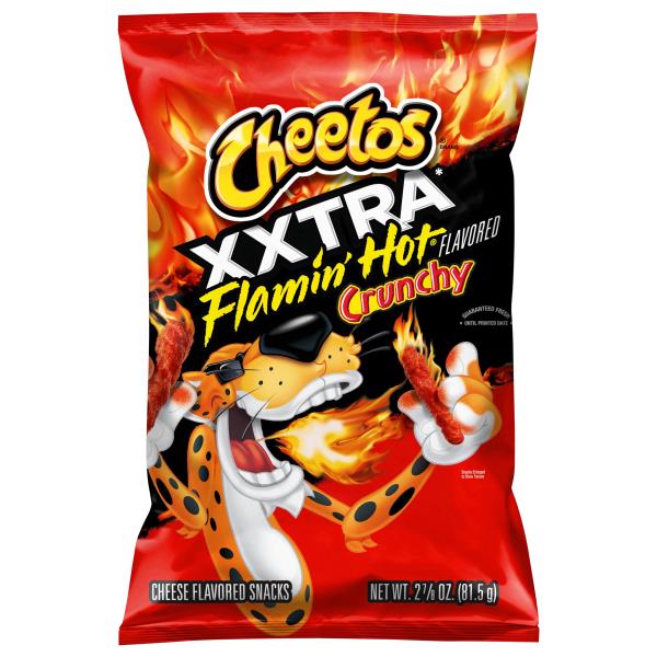 Cheetos Crunchy Xxtra Flamin' Hot Flavored Cheese Flavored Snacks