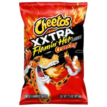 Cheetos Crunchy Xxtra Flamin' Hot Flavored Cheese Flavored Snacks