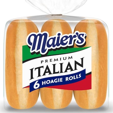Maier's Plain Hoagie Rolls, 6 count, 18 oz