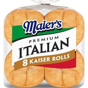 Maier's Premium Italian White Kaiser Rolls, 8 count, 16 oz
