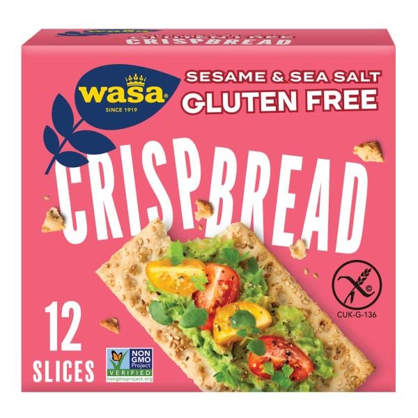 Wasa Gluten Free Sesame & Sea Salt Swedish Style Crispbread Crackers Publix Super Markets
