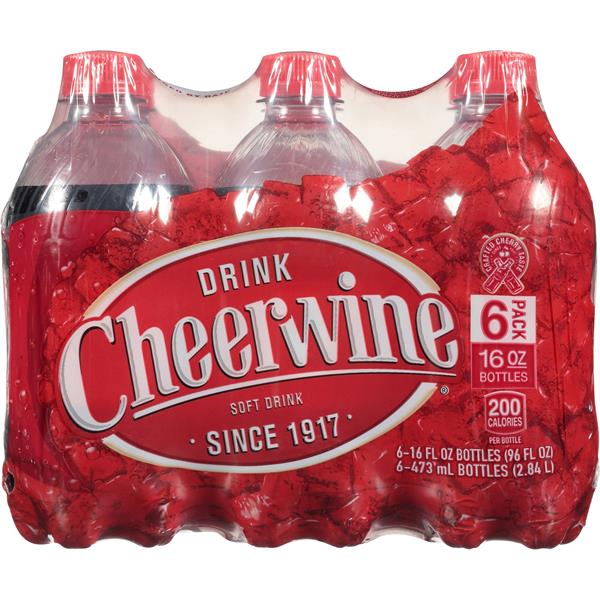 Cheerwine Soft Drink, 6 Pack Publix Super Markets