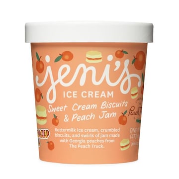 Jeni's Sweet Cream Biscuits & Peach Jam